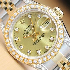 Rolex 18k Ladies Gold Watch! Mint!
